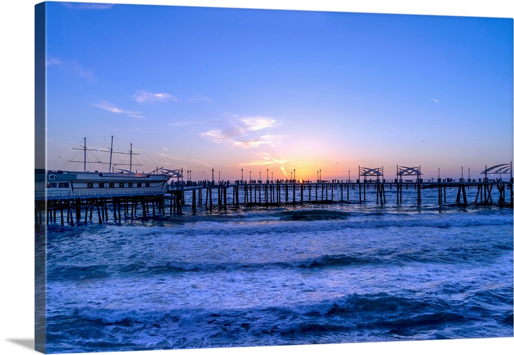 California, Los Angeles County, Fisherman's Wharf, Redondo Beach, Pier.