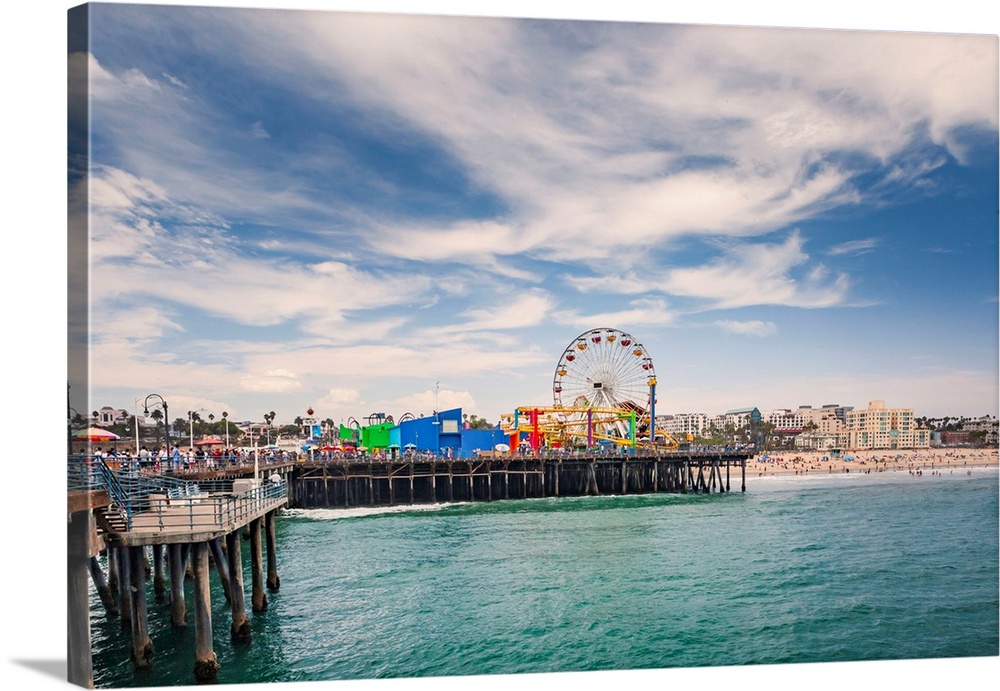California, Los Angeles County, Santa Monica Pier.