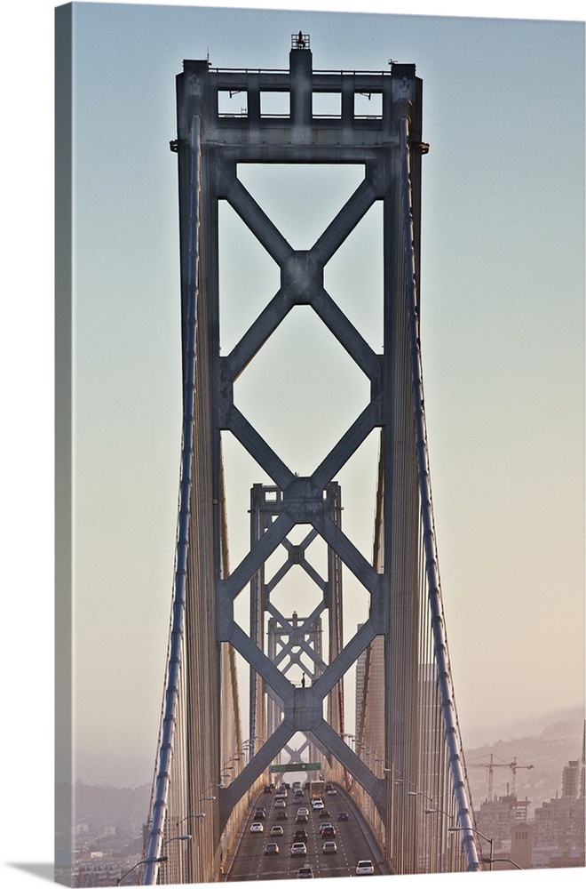 USA, California, San Francisco, Bay Bridge, Oakland Bay Bridge.