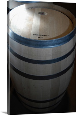 California, Sonoma, Barrel of Sonoma wine