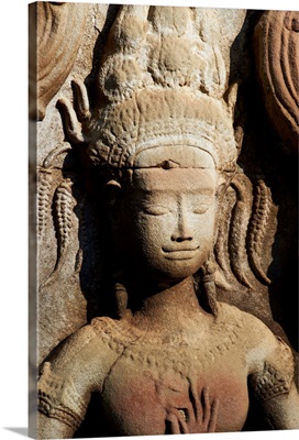 Cambodia, Siem Reap, Angkor, Ta Prohm temple built in 1186 by the king Jayavarman VII