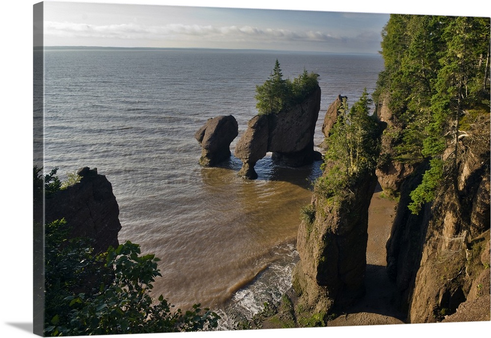Canada, New Brunswick, Bay of Fundy, Fundy Bay, Hopewell Rocks