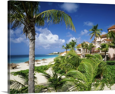 Caribbean, Anguilla, Mead's Bay, Francipani Beach Club and Malliouhana Hotel