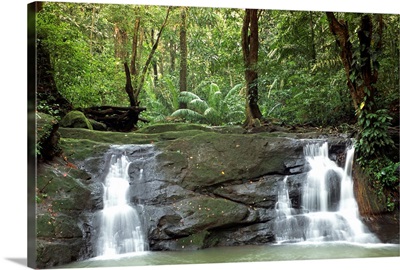 Central America, Panama, Caribbean, Soberania National Park, El Charco waterfalls