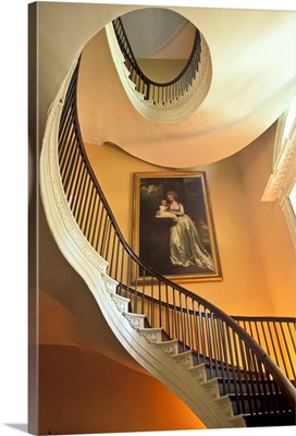 Charleston, South Carolina,  Nathaniel Russell House Staircase