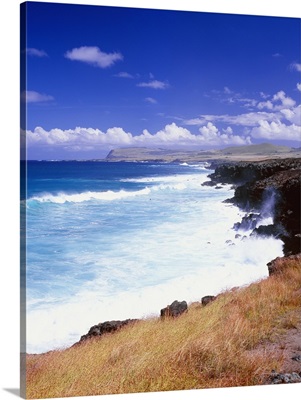 Chile, South Ameica, Easter Island, Rapa Nui National Park, coast
