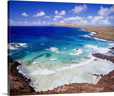 Chile, South America, Easter Island, Rapa Nui National Park, Ovahe Beach