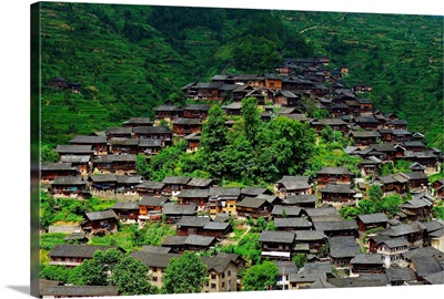 China, Guizhou, Xijiang village, Skirt Miao