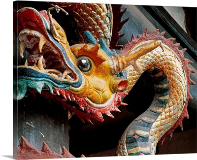 China, Sichuan, Emei Shan (holy mount), dragon