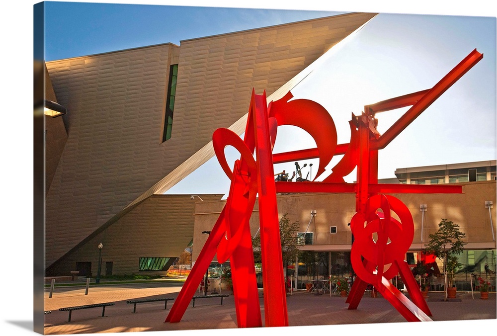 Colorado, Denver, Denver Civic Center, Denver Art Museum, Acoma Plaza