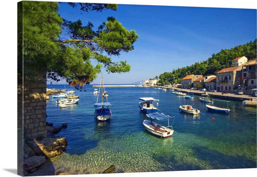 Croatia, Dalmatia, Adriatic Coast, Korcula island, The bay of Prigradica