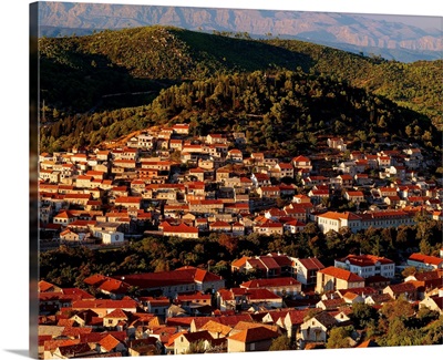 Croatia, Dalmatia, Blato, view of the town