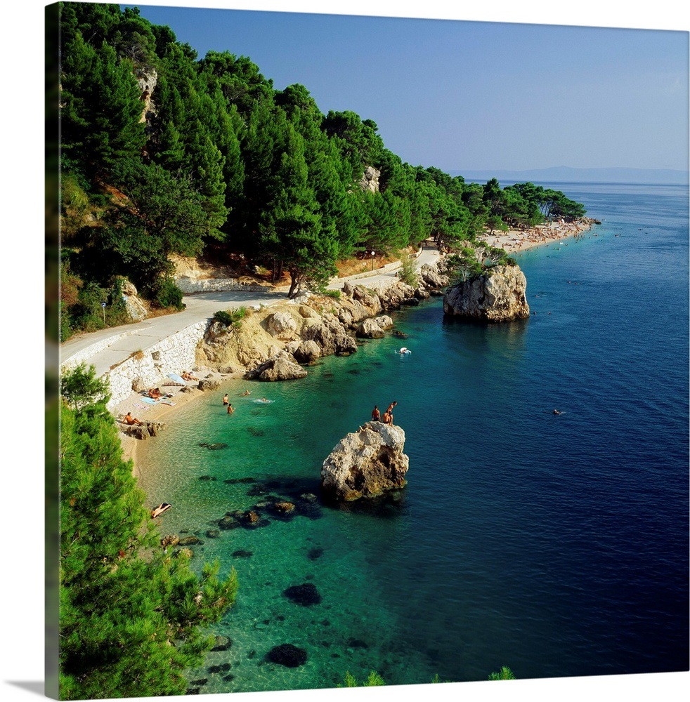 Croatia, Dalmatia, Brela, beach Wall Art, Canvas Prints, Framed Prints