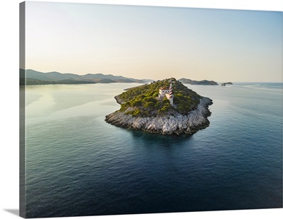 Croatia, Dalmatia, Kornati Islands, Telascica Nature Park, The Sestrice Lighthouse