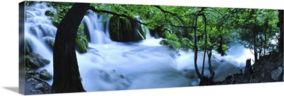 Croatia, Dalmatia, Plitvice lakes National Park, Slap Milke Trnine waterfall