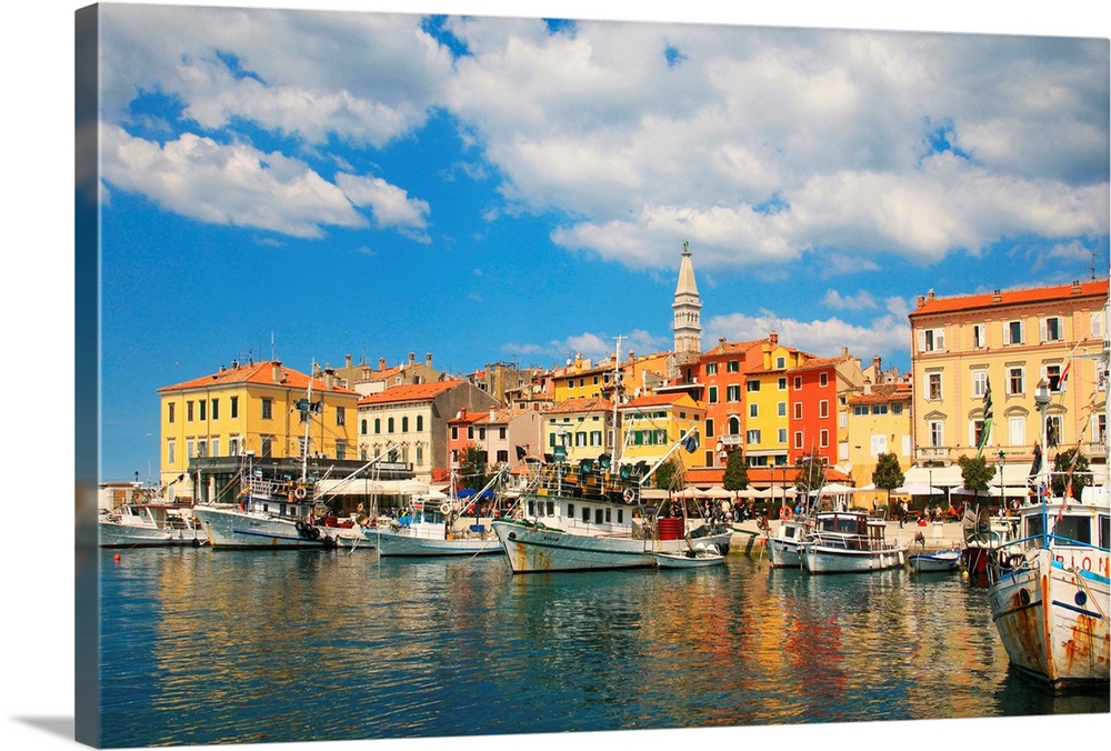 Croatia, Istria, Mediterranean area, Mediterranean sea, Adriatic Coast, Rovinj, Harbour