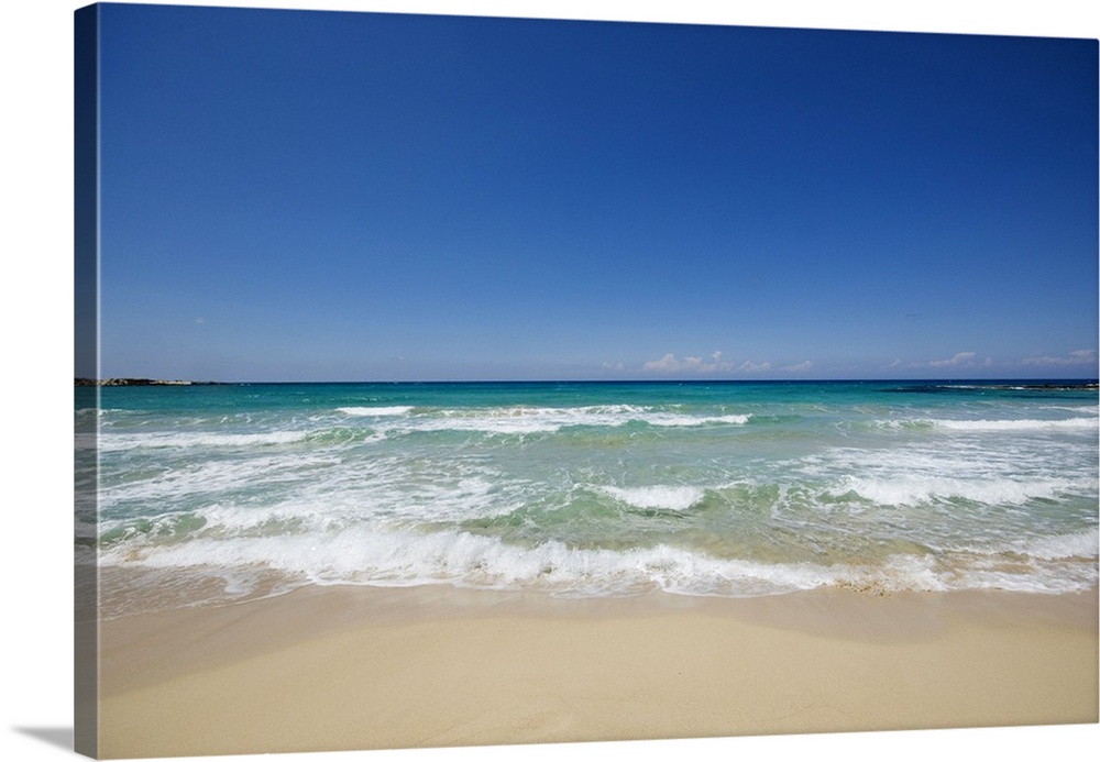Cyprus, Northern Cyprus, Kirpasa, Rizokarpaso, Coast and beach near Ayios Philon