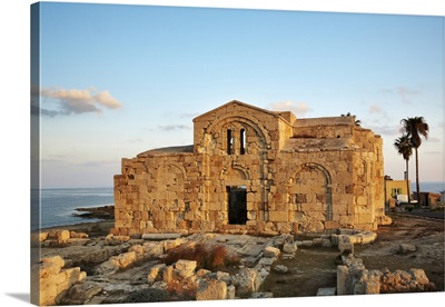 Cyprus, Northern Cyprus, Kirpasa, Ruins of Agios Filon church, Dipkarpaz