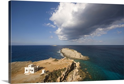 Cyprus, Northern Cyprus, Kirpasa, View of Cape Zafer, point of the Karpas peninsula