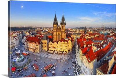 Czech Republic, Prague, Prague Old Town Square, Tyn Cathedral