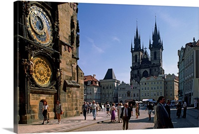 Czech Republic, Prague, Staromestske Namesti, the Clock tower