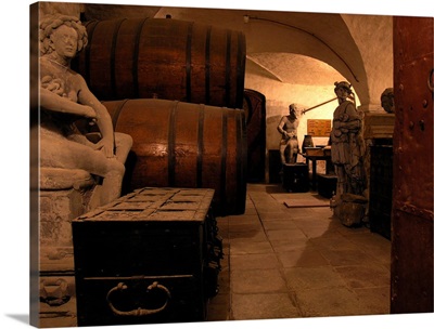 Denmark, Copenhagen, Rosenborg Slot (castle), wine cellar
