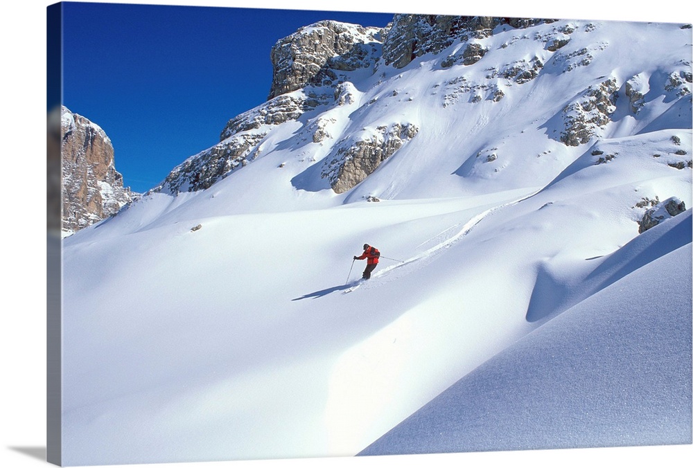 Dolomites, skiing