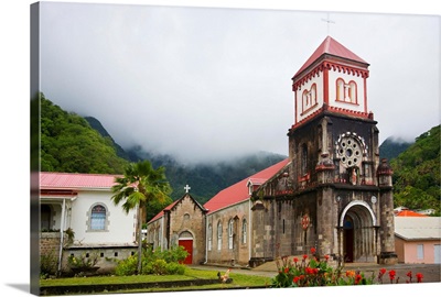 Dominica, Caribbean, Soufriere, St. Mark's church