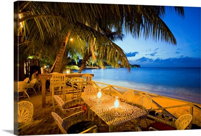 Dominican Republic, Samana, Las Terrenas, Syroz Bar near the beach