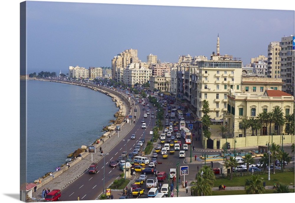 Egypt, North Coast, Alexandria, The Corniche