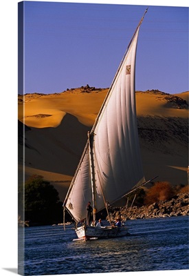 Egypt, Nubia, Aswan, Sailing on the Nile