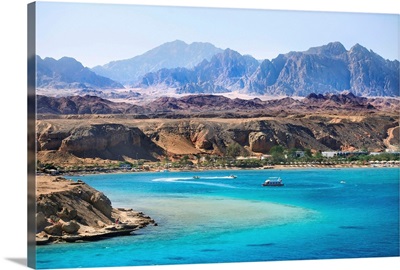 Egypt, Sinai, Red sea, Sharm el Sheikh, Sinai Mountains in background
