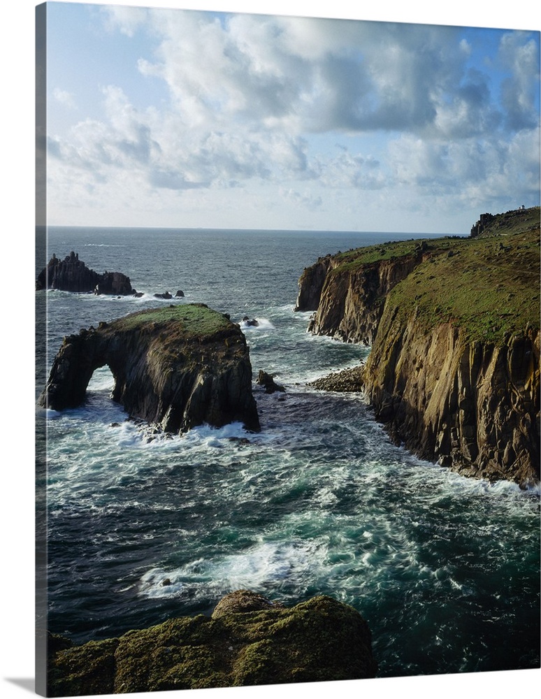 United Kingdom, UK, England, Cornwall, Lands End, the most westerly point of England