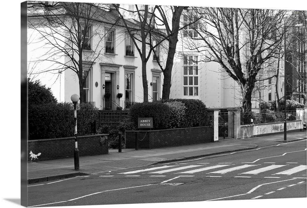 United Kingdom, UK, England, Great Britain, London, The famous Abbey Road Studios (on the left), where the Beatles recorde...