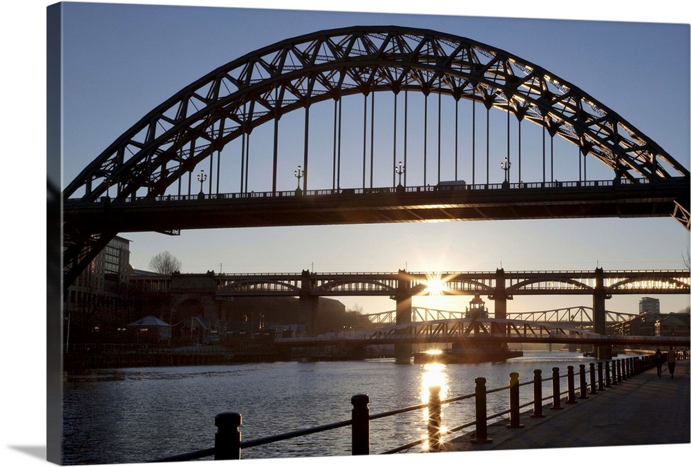 United Kingdom, UK, England, Great Britain, Newcastle Gateshead, Tyne and Wear, Newcastle upon Tyne, The Tyne Bridge viewe...