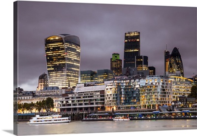 England, Thames, London, Financial district