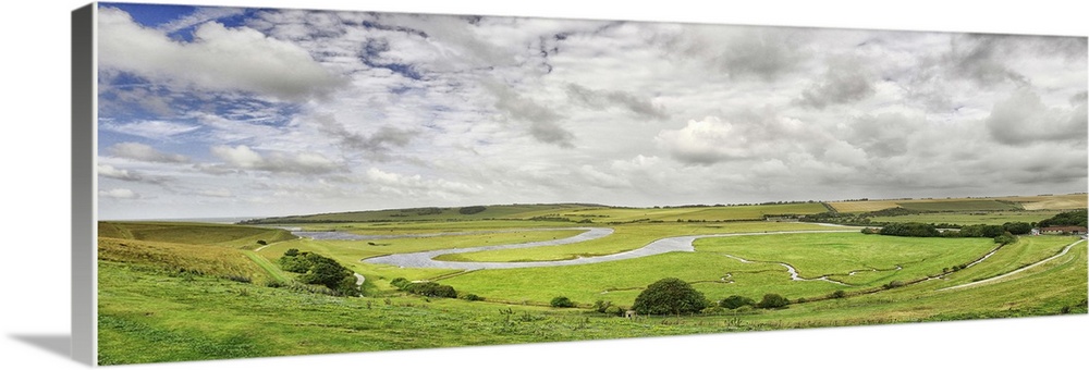 United Kingdom, UK, England, Great Britain, the South Down Way, East Sussex, Cuckmere Valley