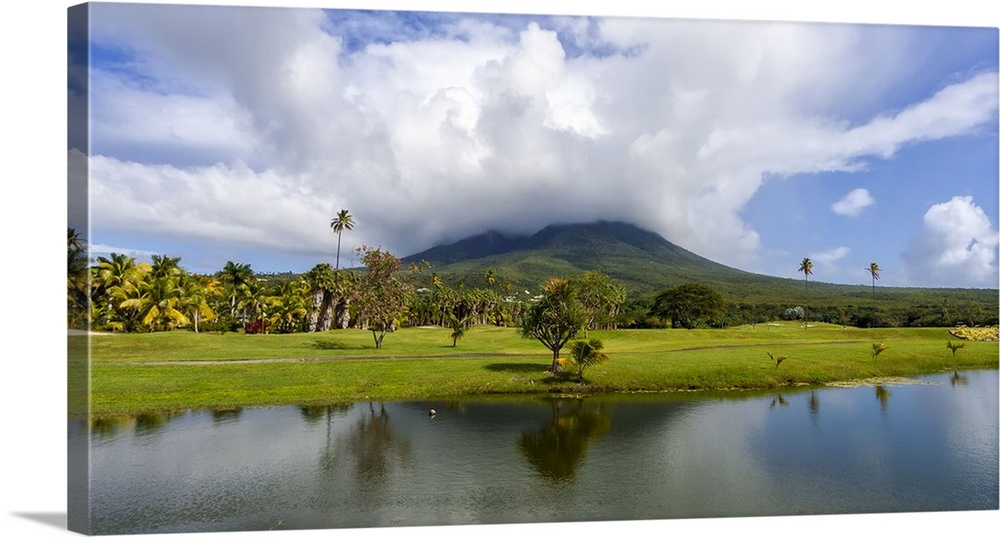 Federation of Saint Kitts and Nevis, Nevis, Four Seasons Resort, Golf course.