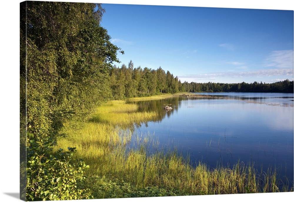 Finland, It..-Suomi, Scandinavia, Savonlinna, Summer, Remote idyllic Lake