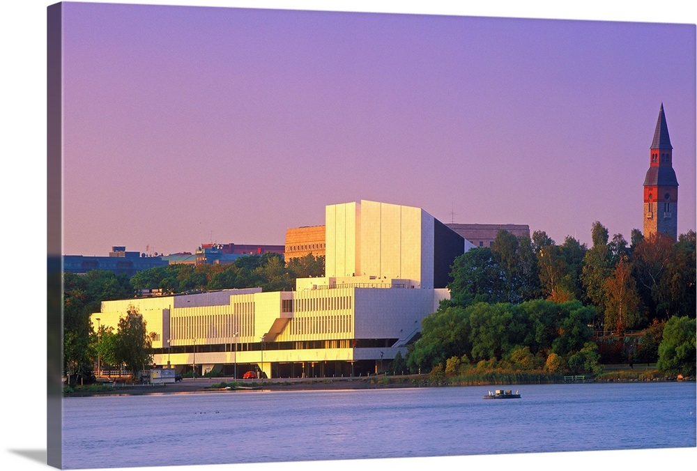The Finlandia hall opera house is probably the best-known building designed by world-famous architect Alvaar Aalto.