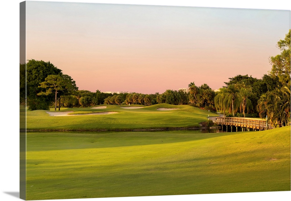 Florida, Boca Raton, golf course.