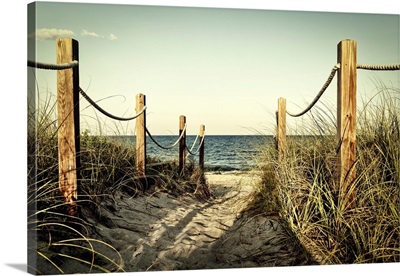 Florida, Delray Beach, Pathway Leading To Beach