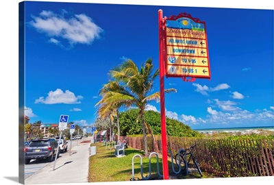 Florida, Delray Beach, S Ocean Boulevard, Beach front street
