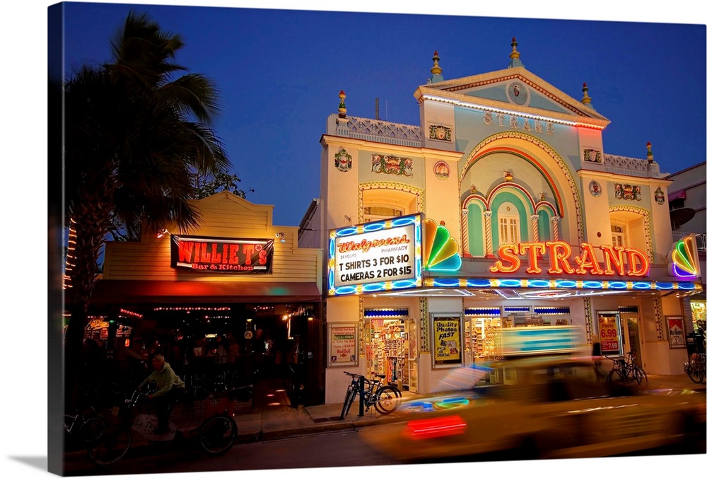 United States, USA, Florida, Florida Keys, Key West, the old Strand theatre on Duval street