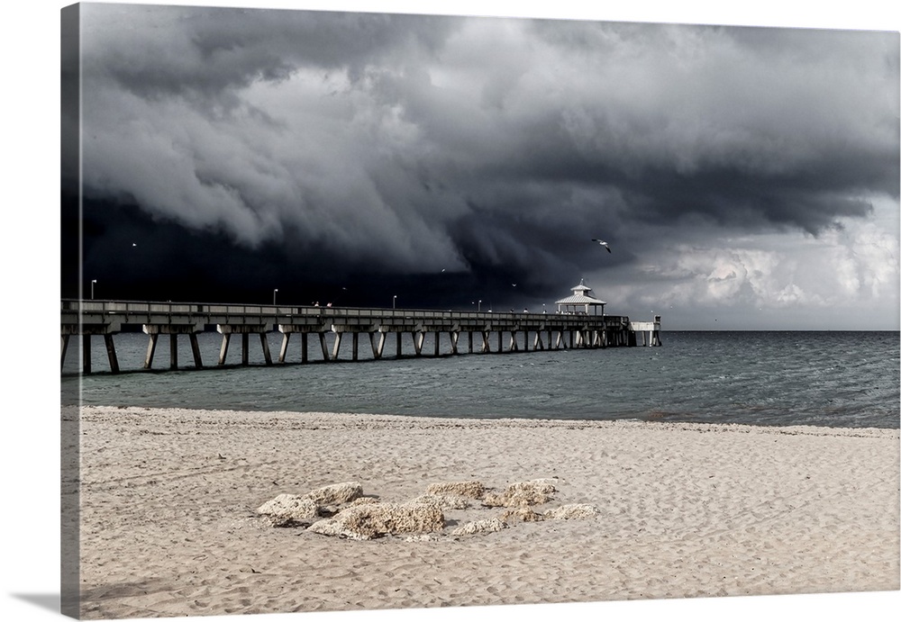 Florida, South Florida, Deerfield Beach, pier.