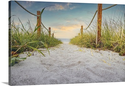 Florida, South Florida, Delray Beach, Pathway Leading Toward Beach
