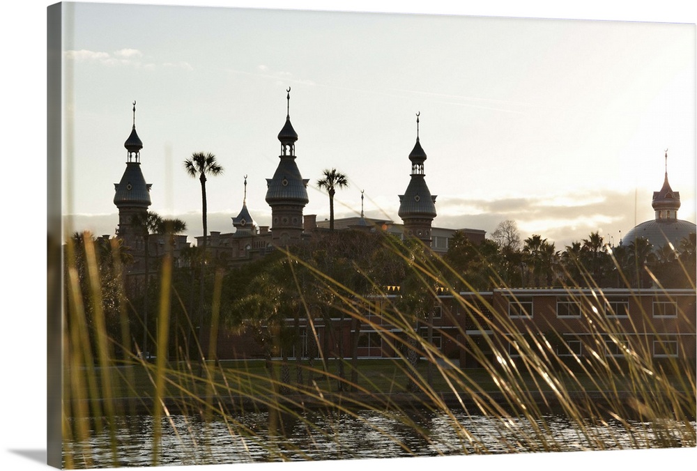 Florida, Tampa, The Hillsborough River, Henry Plant Museum & University of Tampa, Sunset