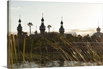 Florida, Tampa, The Hillsborough River, Henry Plant Museum & University of Tampa, Sunset