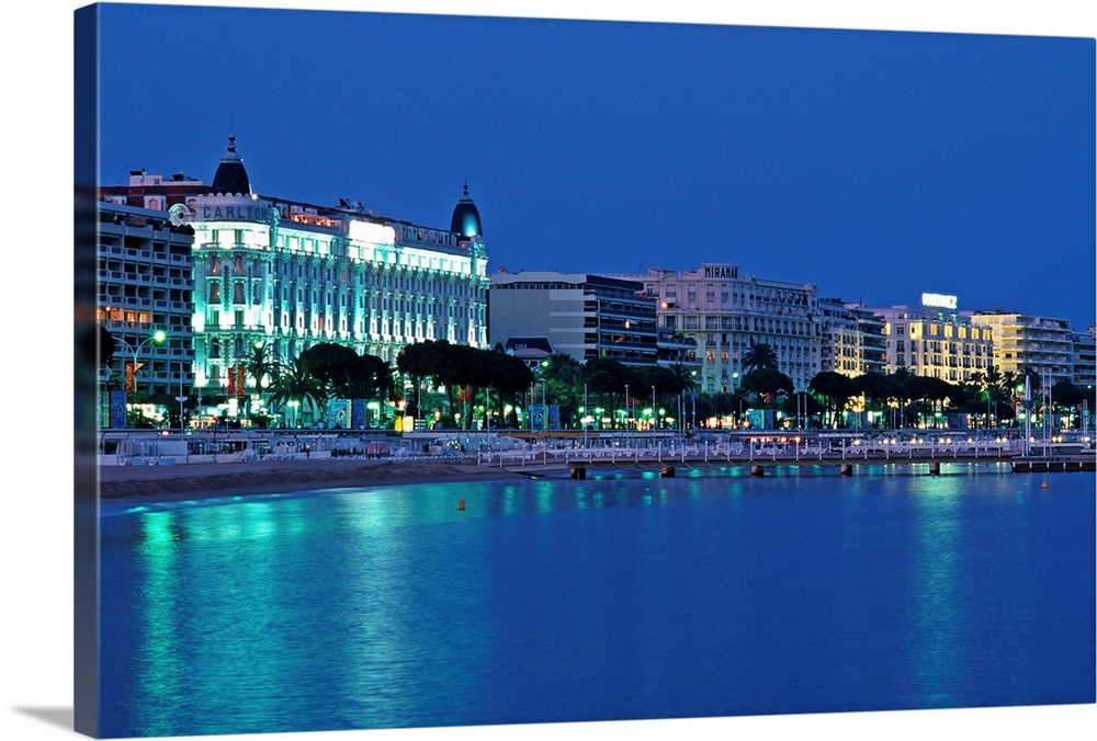 France, Cannes, Croisette, the famous promenade of the town