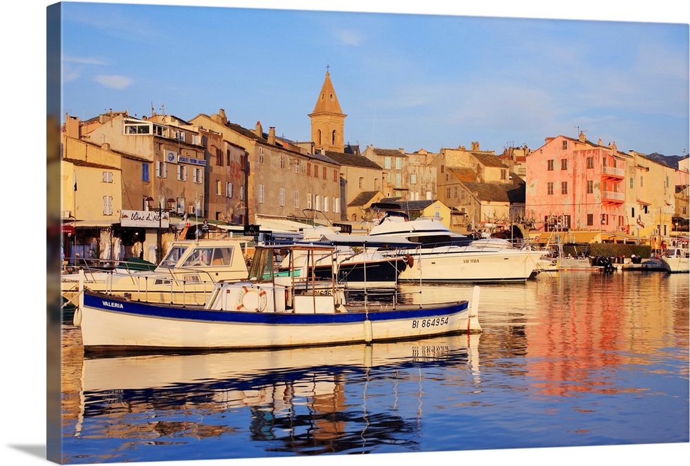France, Corsica, Saint-Florent, Mediterranean area, Mediterranean sea, Haute-Corse, Travel Destination, View of the old to...
